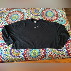 Nike Black Crop Top